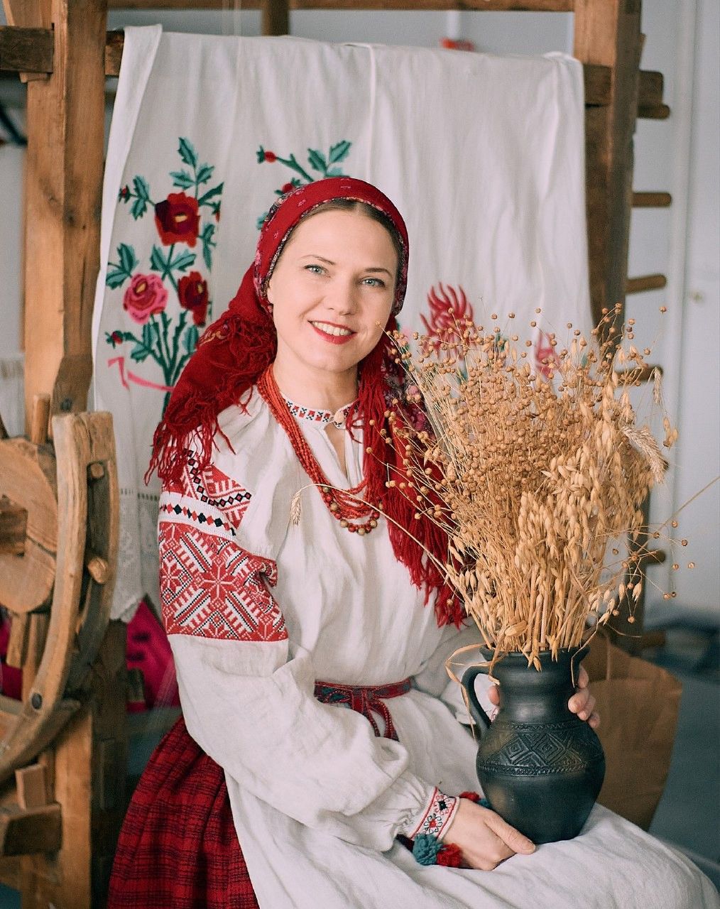 Women in Slavic costumes in Windhoek