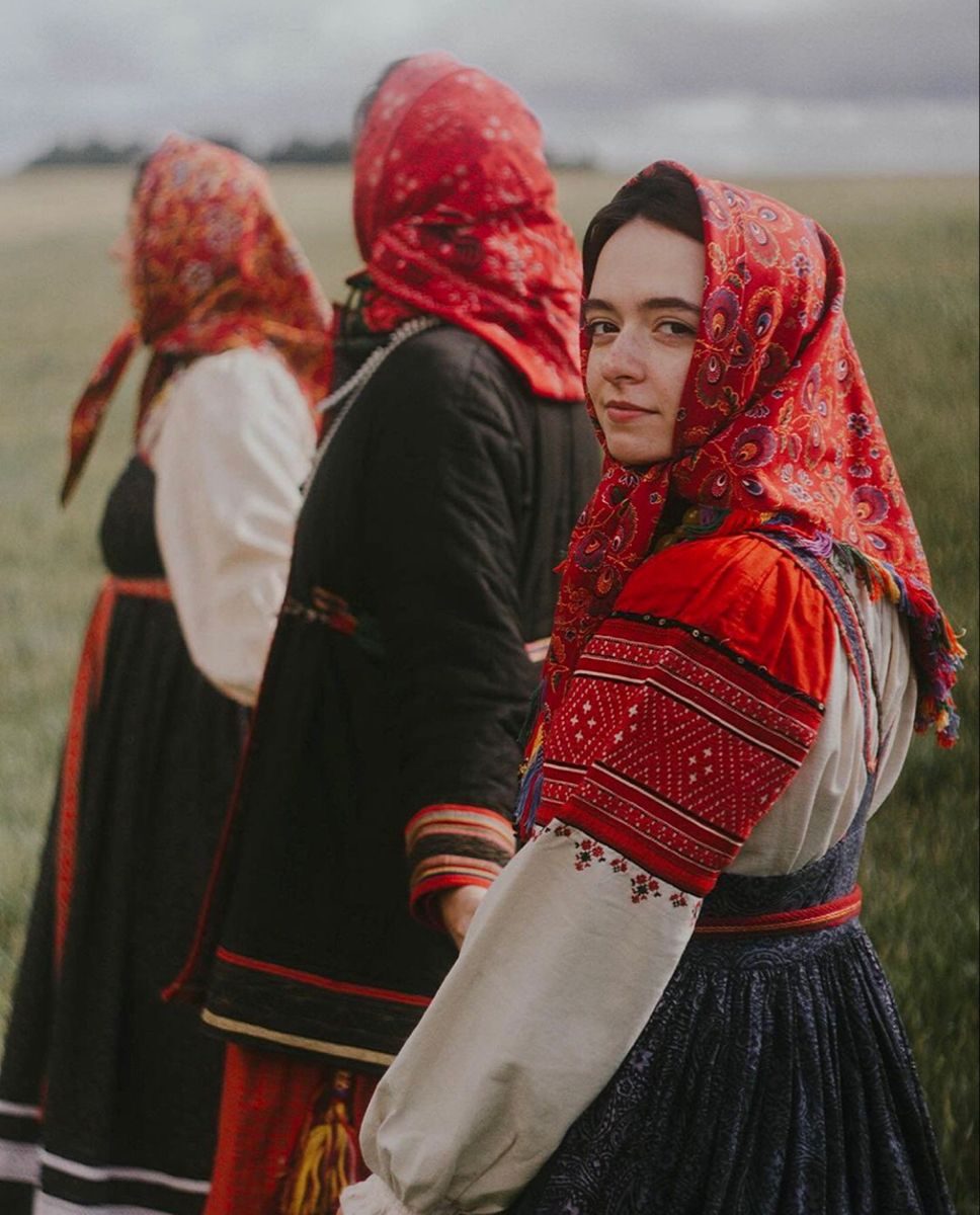 Women in Slavic costumes in Windhoek
