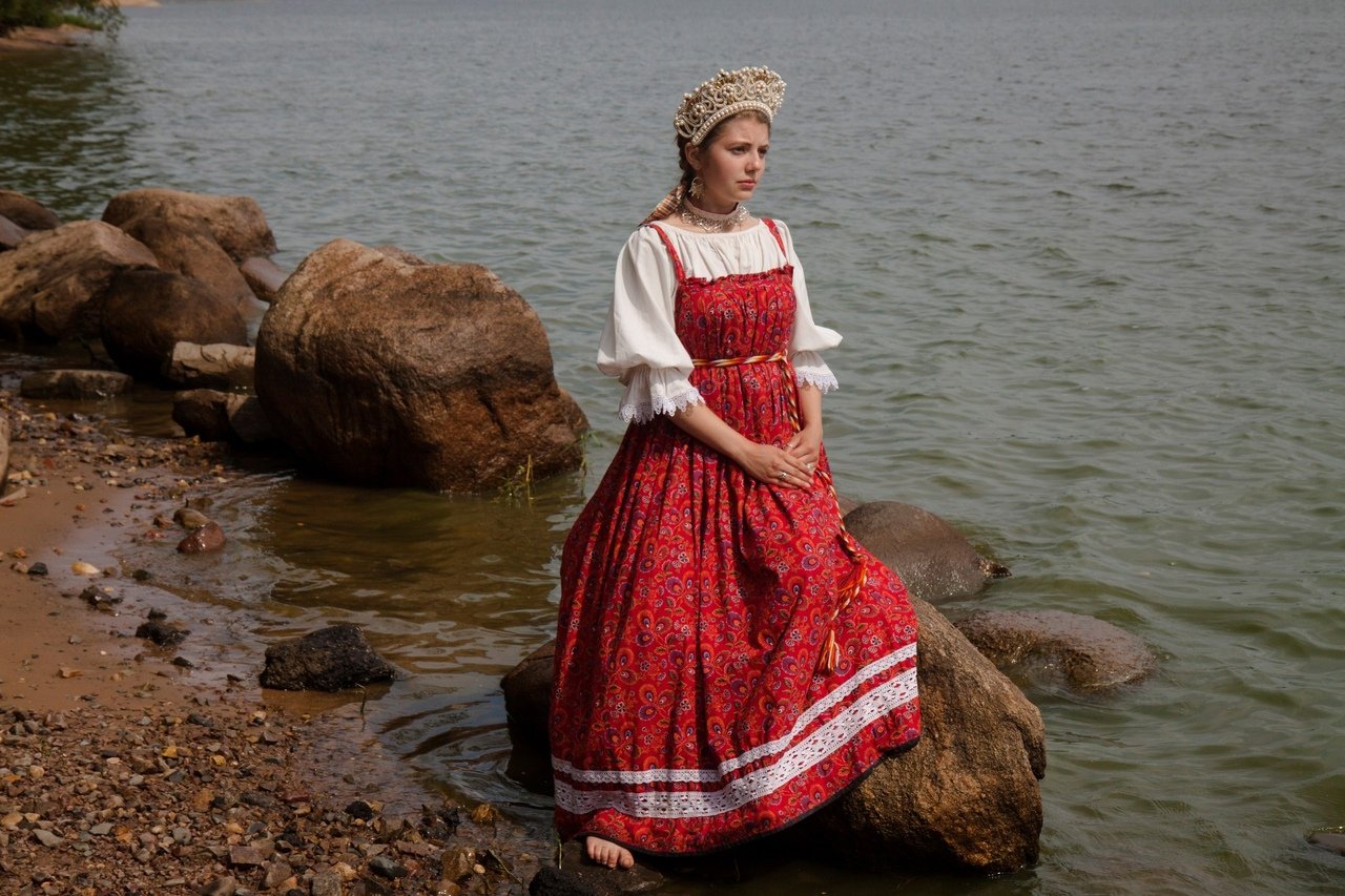 Women in Slavic costumes in Windhoek