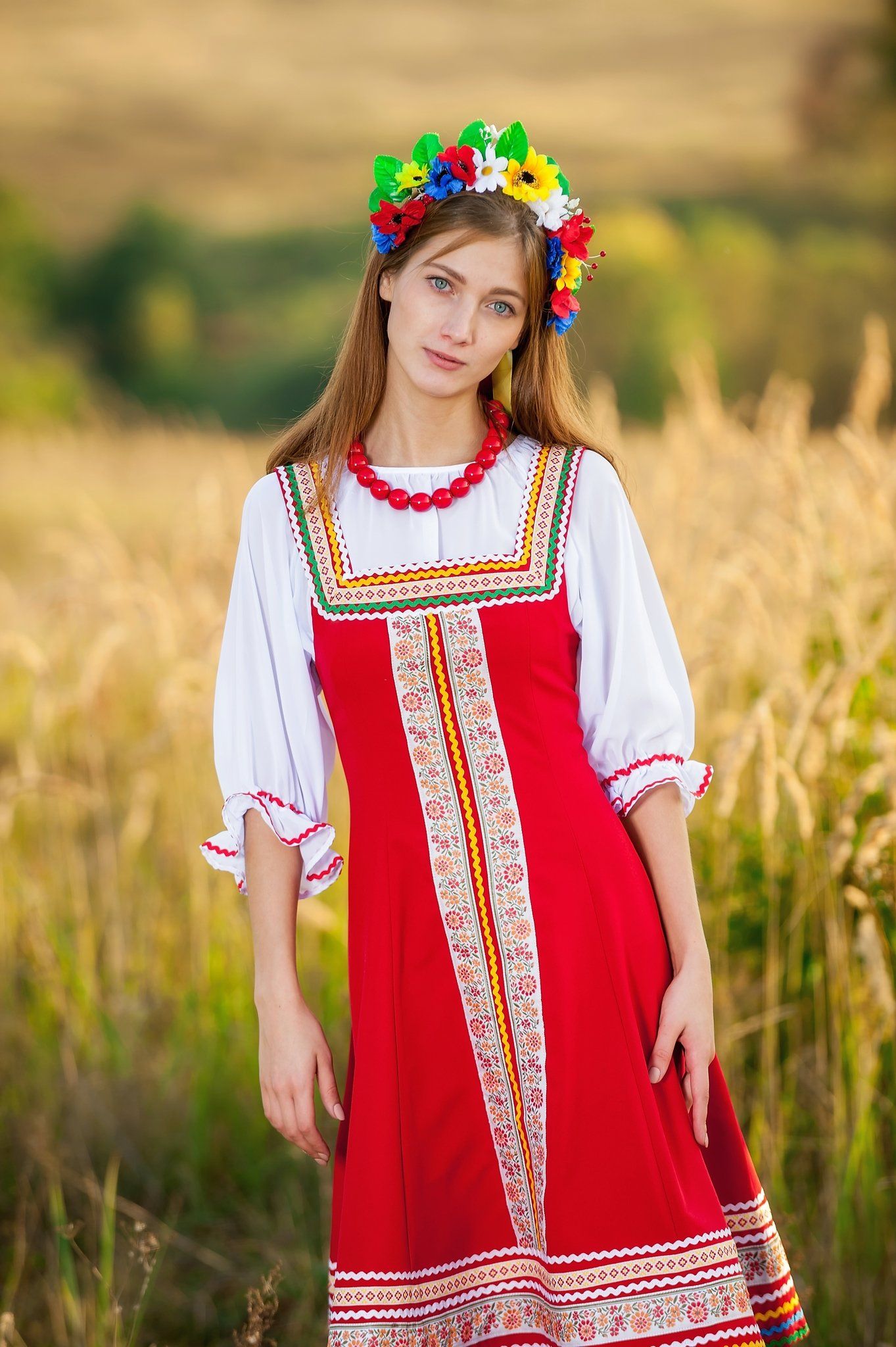 Women in Slavic costumes in Windhoek