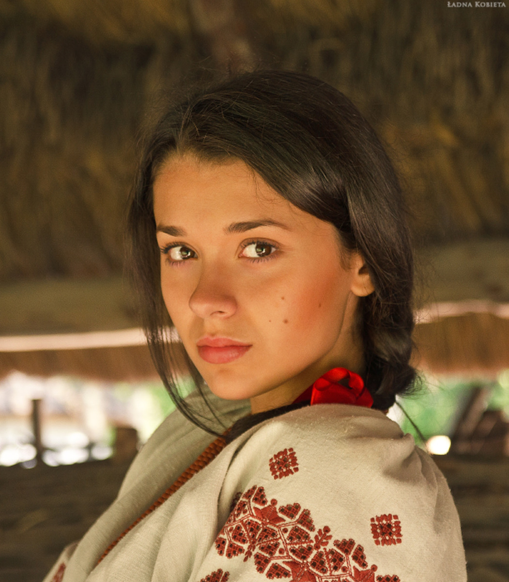 Girls in Slavic costumes in Windhoek